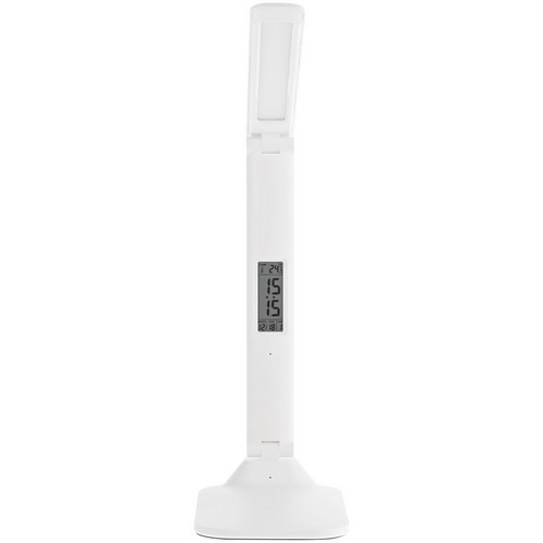 Настольная лампа с часами и календарем Office Torch ver.2, белая