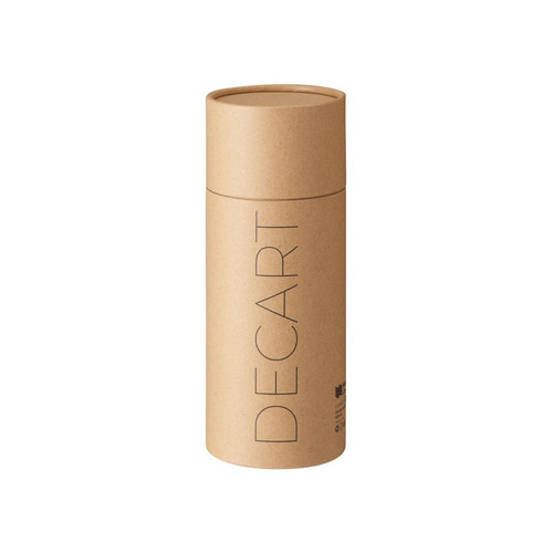 Вакуумная термокружка "Decart", 450 мл, тубус, черный