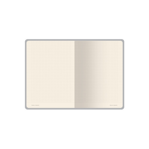 Бизнес тетрадь А5 "Megapolis flex" 60 л. soft touch клетка, светло-серый
