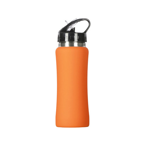 Бутылка для воды "Bottle C1", сталь, soft touch, 600 мл, оранжевый