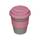 Стакан с силиконовой крышкой "Cafe", dust pink