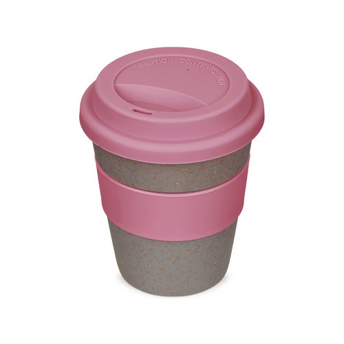 Стакан с силиконовой крышкой "Cafe", dust pink
