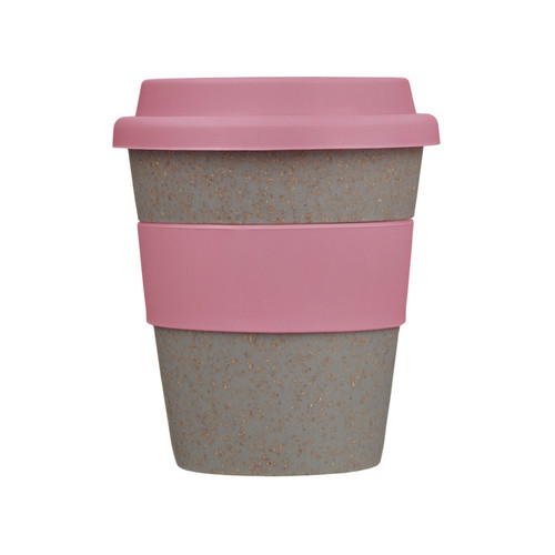 Стакан с силиконовой крышкой "Cafe", dust pink