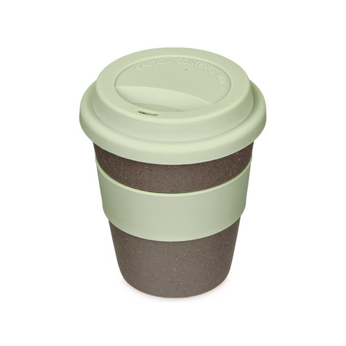 Стакан с силиконовой крышкой "Cafe", olive