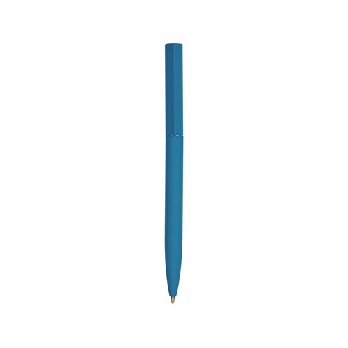 Шариковая металлическая ручка "Minimalist" софт-тач, морская волна