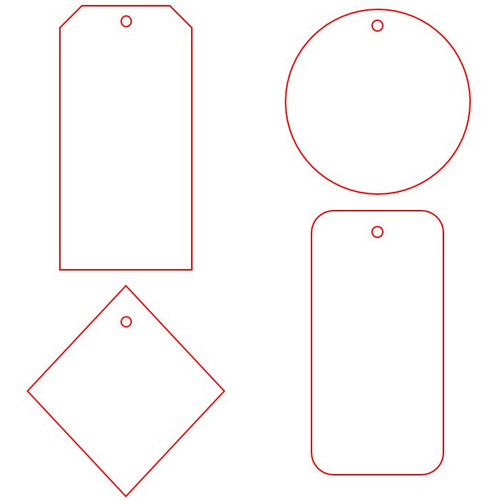 Этикетка бумажная на заказ Paper, S
