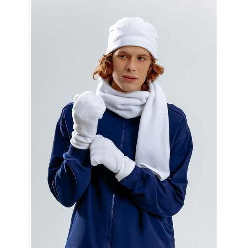 Варежки Fleecy, белые