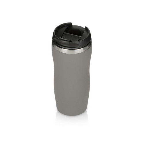 Термокружка "Double wall mug C1", soft touch, 350 мл, серый