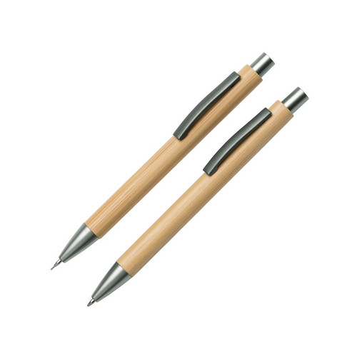 Подарочный набор «Tender bamboo» с шариковой ручкой и механическим карандашом из бамбука