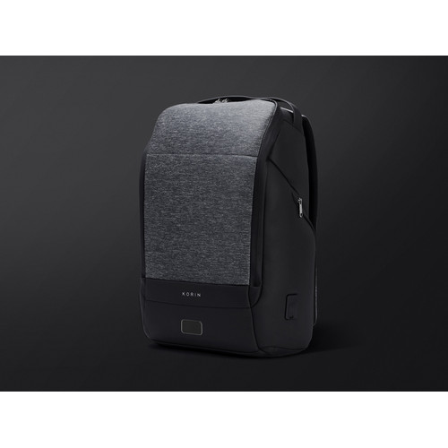 Антикражный рюкзак FlexPackPro для ноутбука 15.6", серый/черный