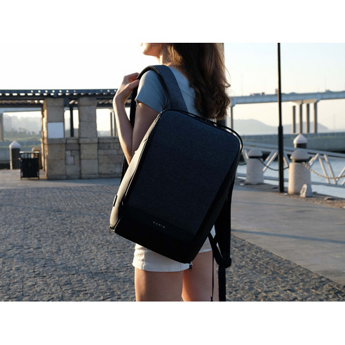 Антикражный рюкзак FlexPackPro для ноутбука 15.6", серый/черный