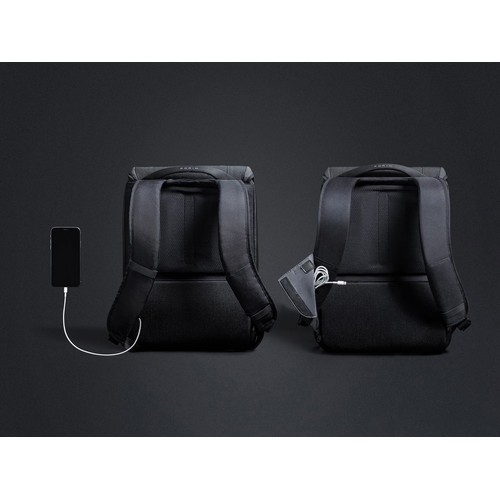 Водостойкий антикражный рюкзак Clickpack для ноутбука 15.6", черный