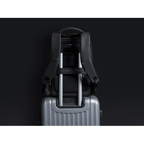 Водостойкий антикражный рюкзак Hipack для ноутбука 15.6", черный