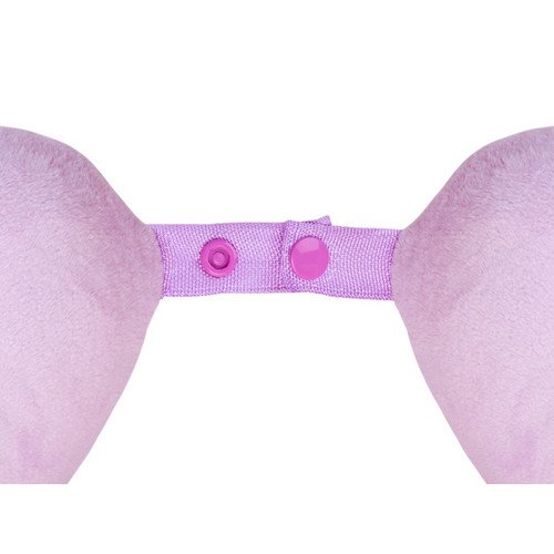 Подушка Basic из микрофибры с эффектом памяти U-shape, розовый NEW