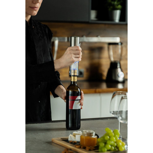 Винный набор Wine Diesel, серебристый