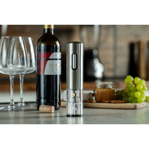 Винный набор Wine Diesel, серебристый
