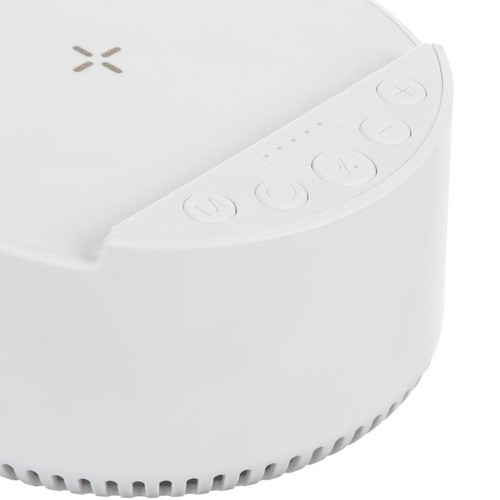 Bluetooth-колонка с беспроводной зарядкой relaxTime, белая