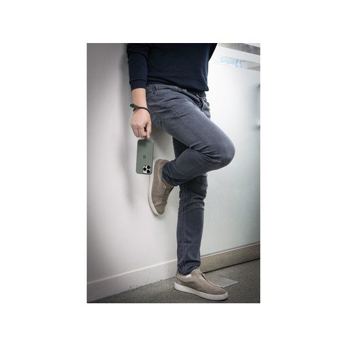Ремешок-держатель для телефона с зарядным кабелем USB-C - USB-C «Lany Wristband Charge Eco», серый