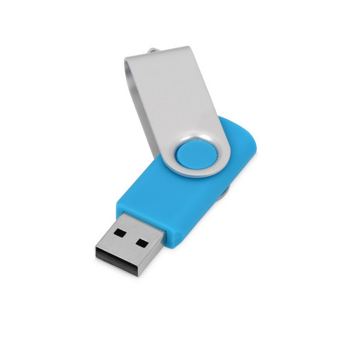 Флеш-карта USB 2.0 16 Gb «Квебек», голубой